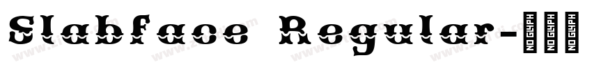 Slabface Regular字体转换